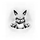 3 separate characters: Mario, Sonic and Pikachu  tattoo design idea