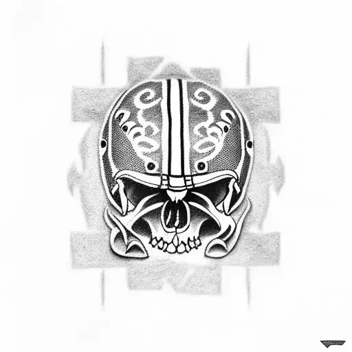 raiders with skuls tattoo design idea