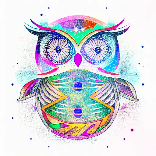 Cosmic Owl Stickers for Sale  Redbubble