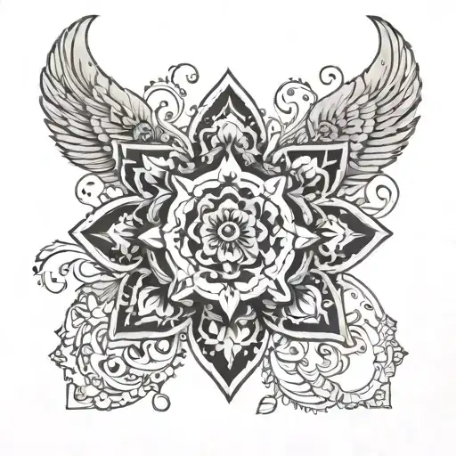 mandalla wrist tranquil and new tattoo design idea