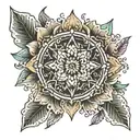 mandalla wrist tranquil tattoo design idea