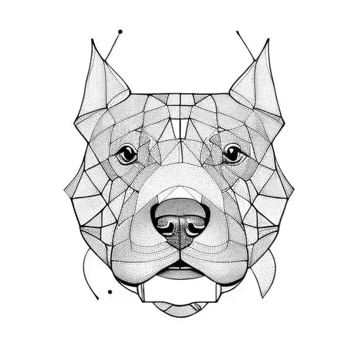 bull terrier tattoo design idea
