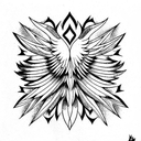 Phoenix tattoo design idea