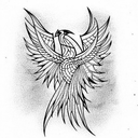 Phoenix tattoo design idea