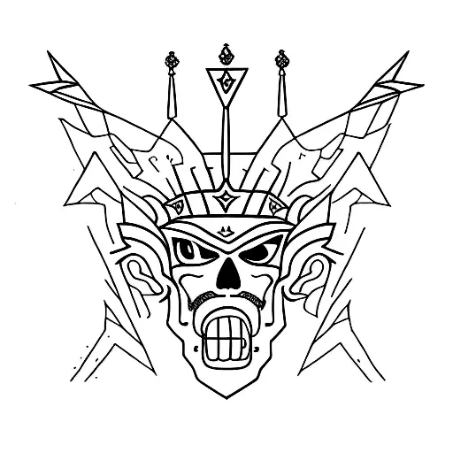Rey de Picas tattoo design idea