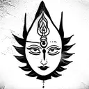 Mahadev tattoo design idea