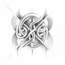 Infinity Symbol tattoo design idea