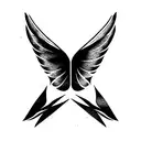wings tattoo design idea