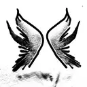 wings tattoo design idea