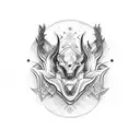 exist or evolve tattoo design idea