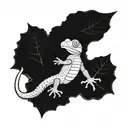 Crested Gecko tattoo design idea