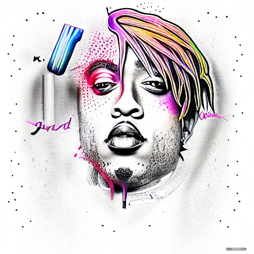 Juice Wrld tattoo design idea