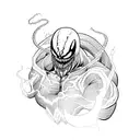 venom from marvel tattoo design idea