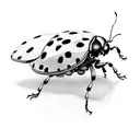 Ladybug tattoo design idea