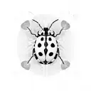 Ladybug tattoo design idea