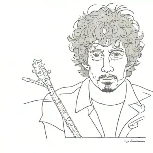 Bob Dylan tattoo design idea