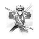 naruto, minato, jiraiya tattoo design idea
