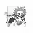 naruto, minato, jiraiya tattoo design idea