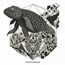 Scuba diving tattoo design idea