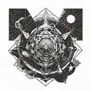 Scuba diving tattoo design idea