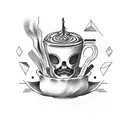 barista tattoo design idea