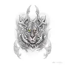 hunting  tattoo design idea