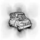 golf 2 the car tattoo design idea