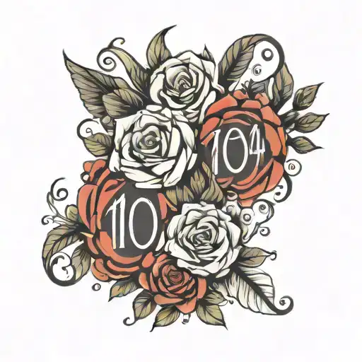 Wedding date, 10 of August 224 tattoo design idea