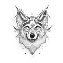 lobo rabioso  tattoo design idea