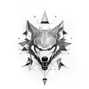 lobo rabioso  tattoo design idea