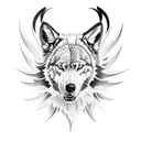 lobo tattoo design idea