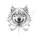 lobo tattoo design idea