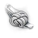 croissant tattoo design idea