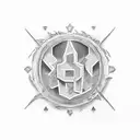 2002 in roman numerals tattoo design idea