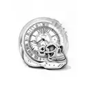 2002 in roman numerals tattoo design idea