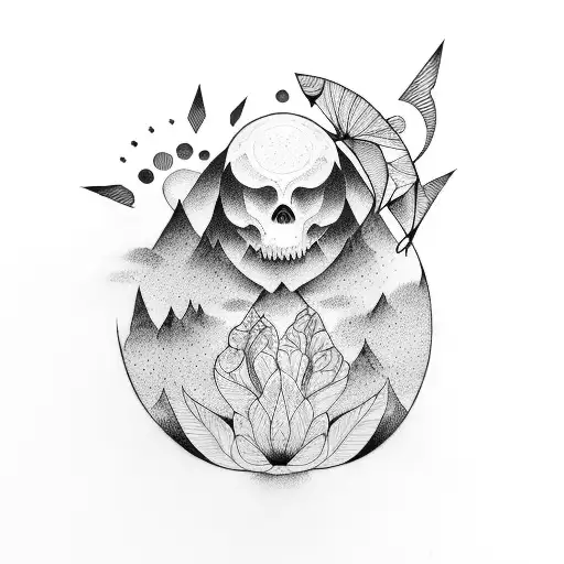 cursive M N together in a unique beautiful way tattoo design idea