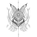 Kenya tribal  tattoo design idea