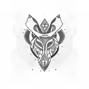 Kenya tribal  tattoo design idea