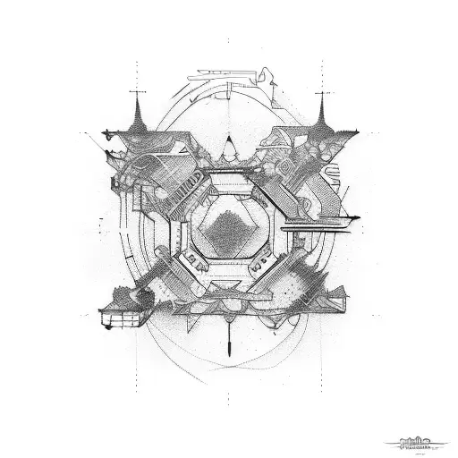 civil engineering tattoo design idea