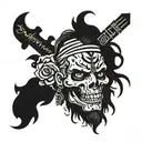 Create a tattoo that has a style like the band “SUICIDEBOYS”, on the tattoo should be written: “FEEL THIS ENERGY”. tattoo design idea