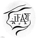 per aspera ad astra ( write this sentence in itallic latin letters. put taurus constellation stars to backround) tattoo design idea