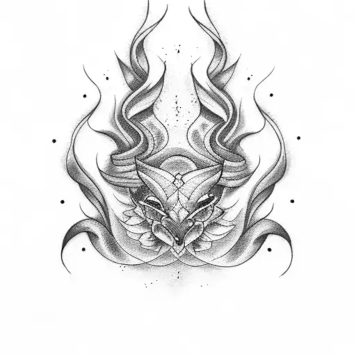 fire tattoo for cousins tattoo design idea