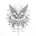 fire tattoo for cousins tattoo design idea