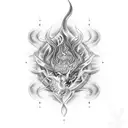 fire tattoo for cousins tattoo design idea