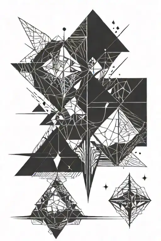 negative space tattoo design idea