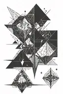 negative space tattoo design idea