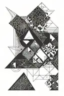 negative space tattoo design idea