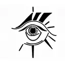 Eye of Ra tattoo design idea