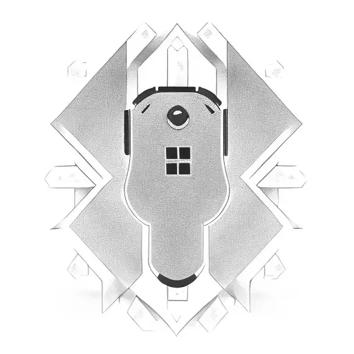 A video game controller morphing into a jiu-jitsu belt tattoo design idea