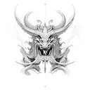  dragon, taurus tattoo design idea